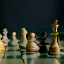 3: Chess stock image, white pieces with one black pawn.
