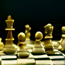 4: Chess stock image, white pieces.