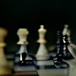 6: Chess stock image, mainly white pieces.
