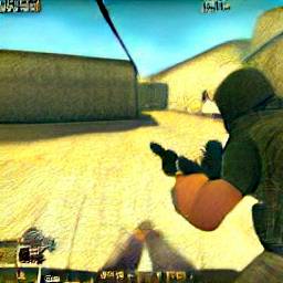 2: Counter-Strike, de_dust2-like.