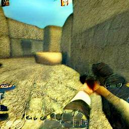 9: Counter-Strike, de_dust2-like.