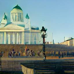 3: Helsinki Cathedral, from the front, from Cathedral Square.