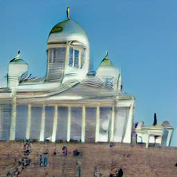 4: Helsinki Cathedral, from the front, from Cathedral Square.
