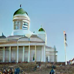 8: Helsinki Cathedral, from the front, from Cathedral Square.