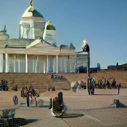 9: Helsinki Cathedral, from the front, from Cathedral Square.