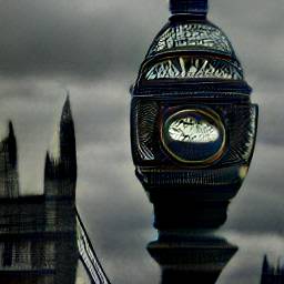 5: Big Ben, with a bulbous clock face.