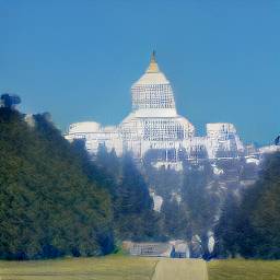 6: Capitol Building, Washington DC, from a distance.