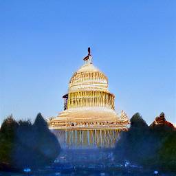 9: Capitol Building, Washington DC, from close up.