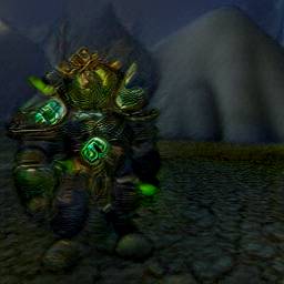 6: Close-up of a WoW character.